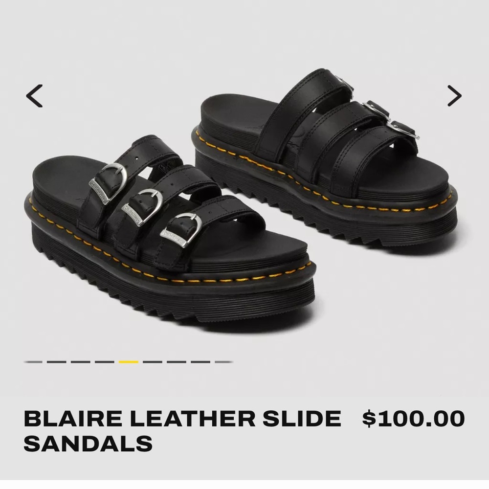 Doc Martens Blaire Leather Slide